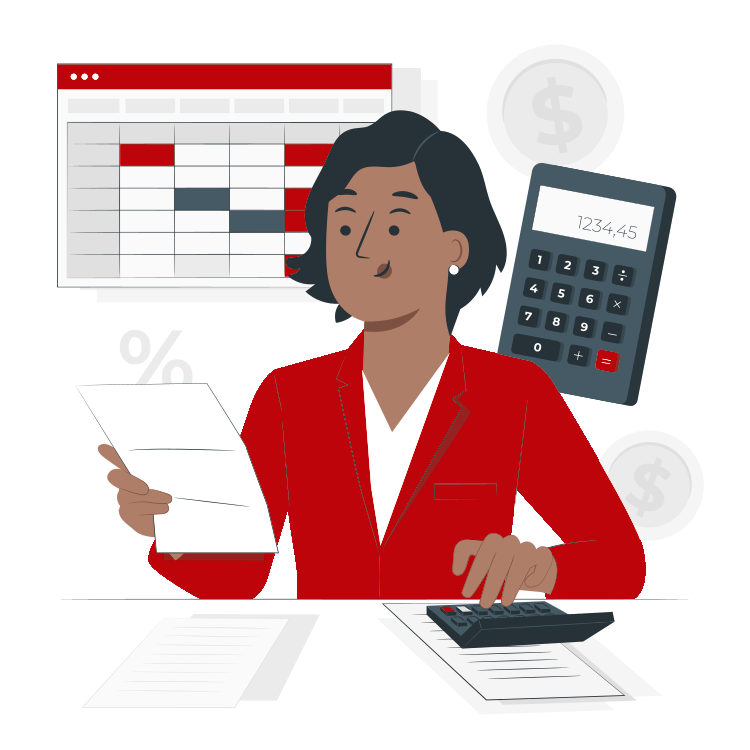 accountant vector